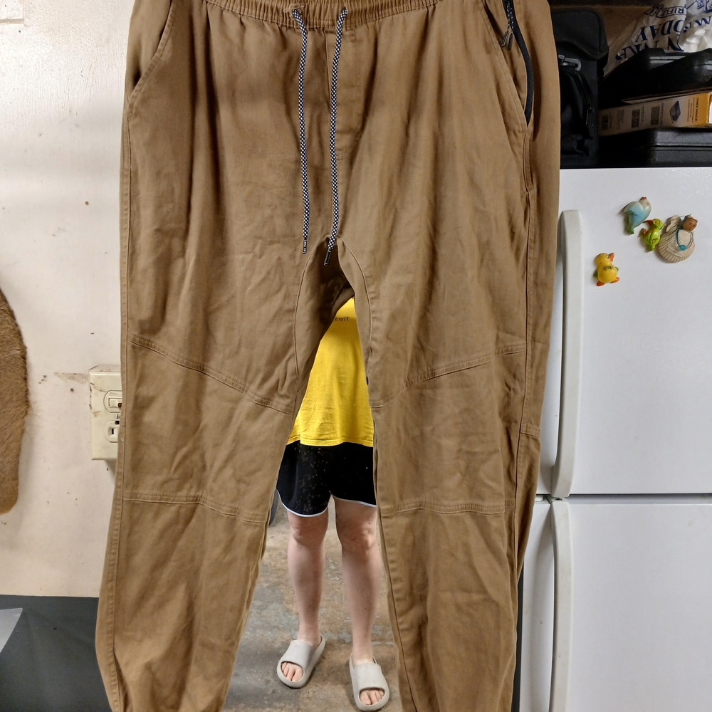Brooklyn Cloth Tan Joggers XXL
